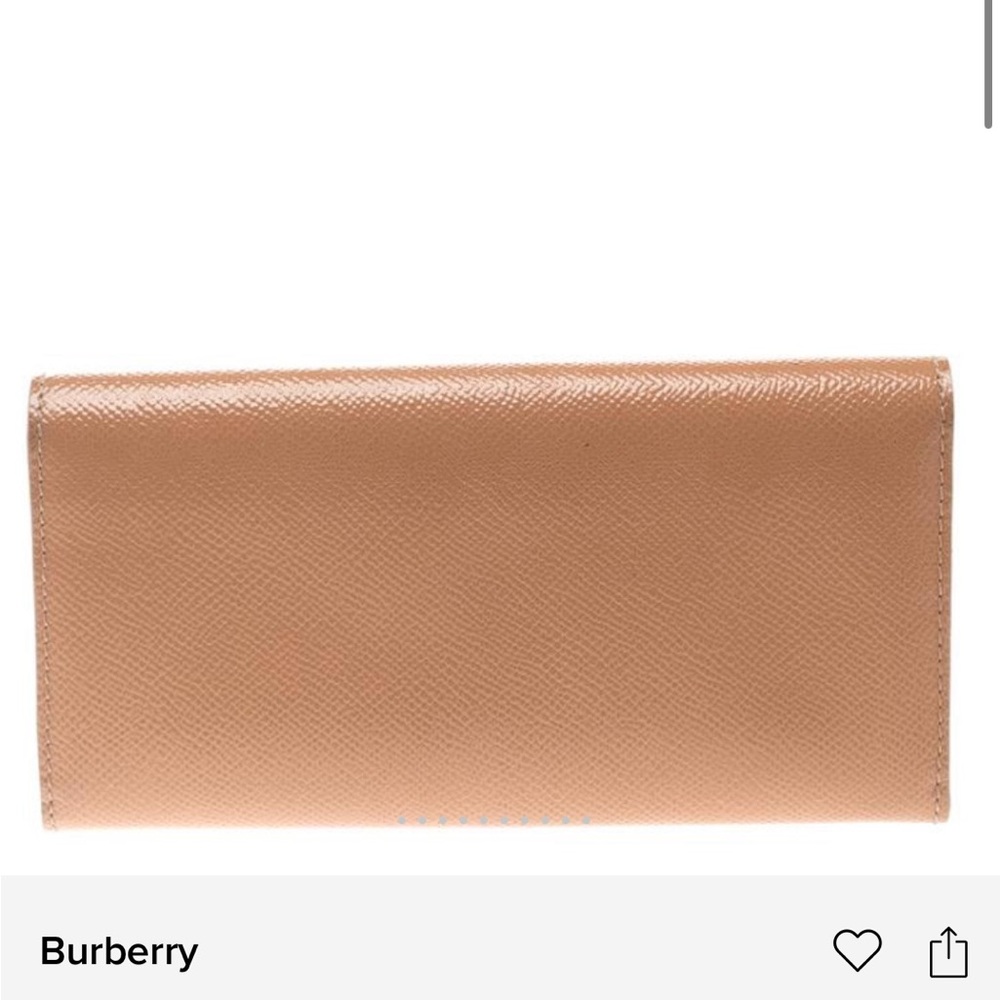 Burberry Pale Coral Patent Leather Continental Wallet - Picture 2 of 11